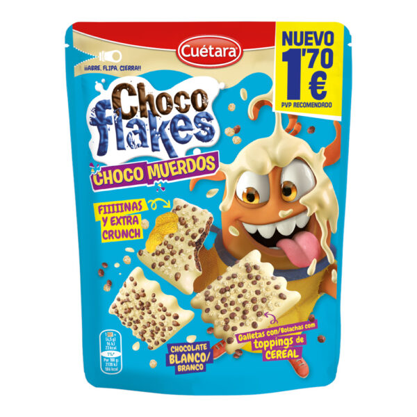 CHOCO FLAK MUERD BLC 87G 1,70€