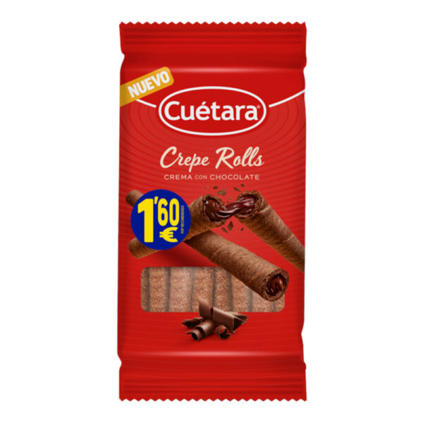 CUE CREPE ROLLS CHC 144G 1,60€