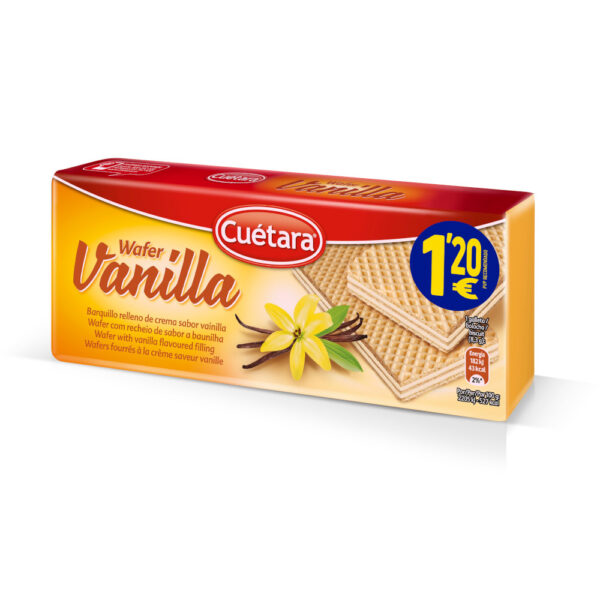 WAFER VAINILLA 150G 1,20€