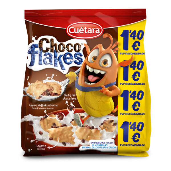 CHOCO FLAKES 120G 1,40€