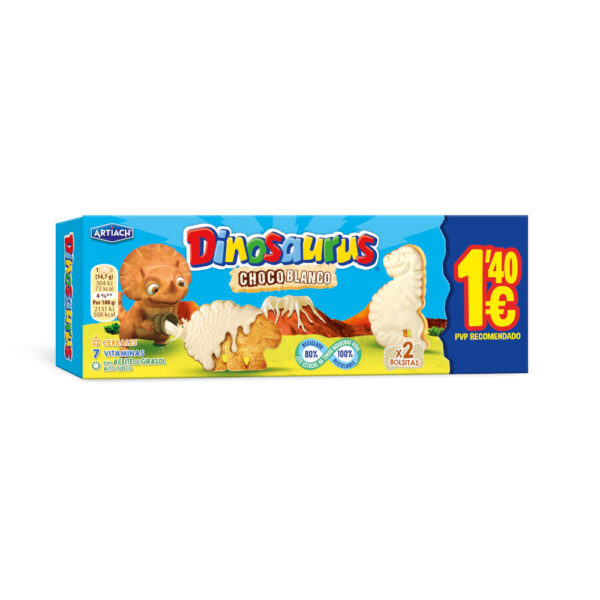 DINOS CHOCO BLANCO 88G 1,40€