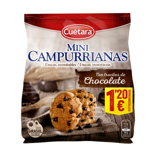 MINICAMPURRIANAS CHOCO 1,20€