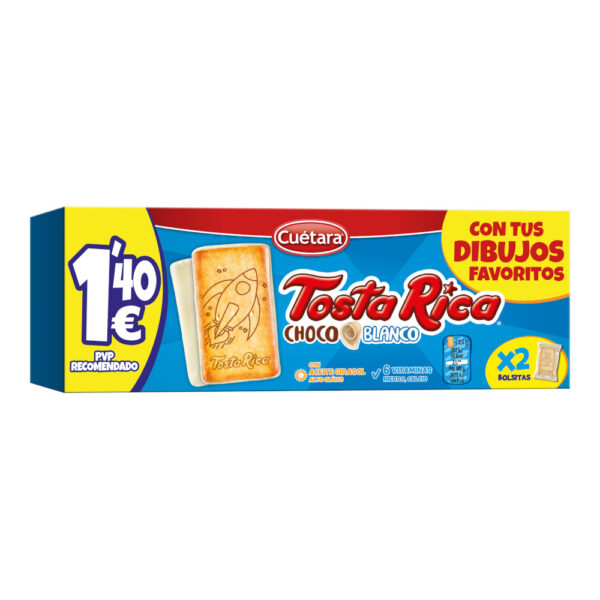 TOSTARICA CHOCO BLN 73G 1,40€