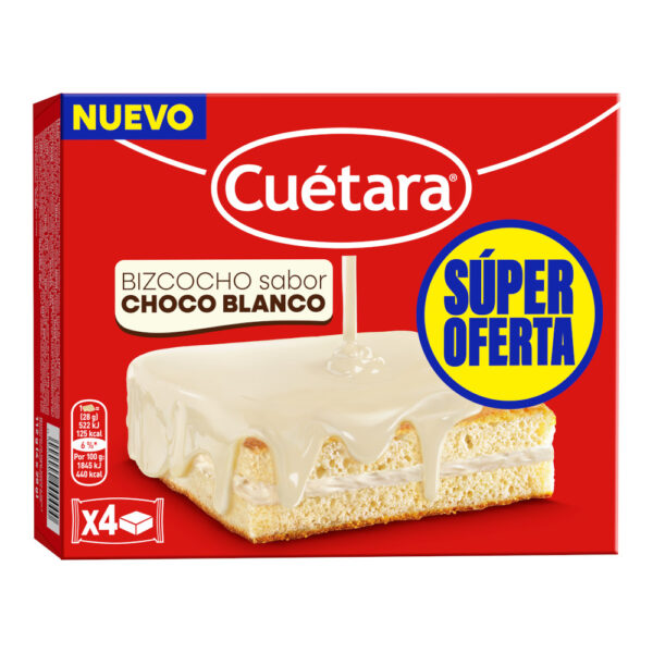 CUE PASTELITO BLANCO 4P