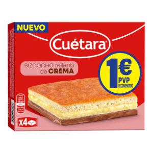 CUE PASTELITO CREMA 4P 1,00€