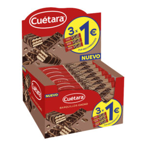 CUE WAFER CACAO 21G 3X1€