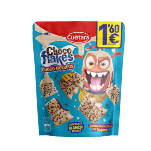 CHOC FLAK MUERD BLC 70G 1,60€