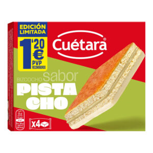 CUE PASTELITO PISTACH 4P 1,20€